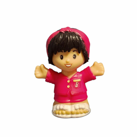 Little People Other - Fisher-Price Little People Asian American Barbie Pink Pajamas Figure